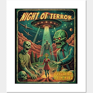 Night of terror Posters and Art